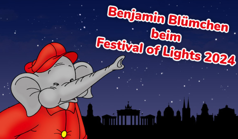 Benjamin Blümchen beim Festival of Lights 2024